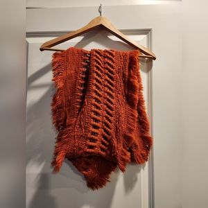 Lightweight Orange Scarf